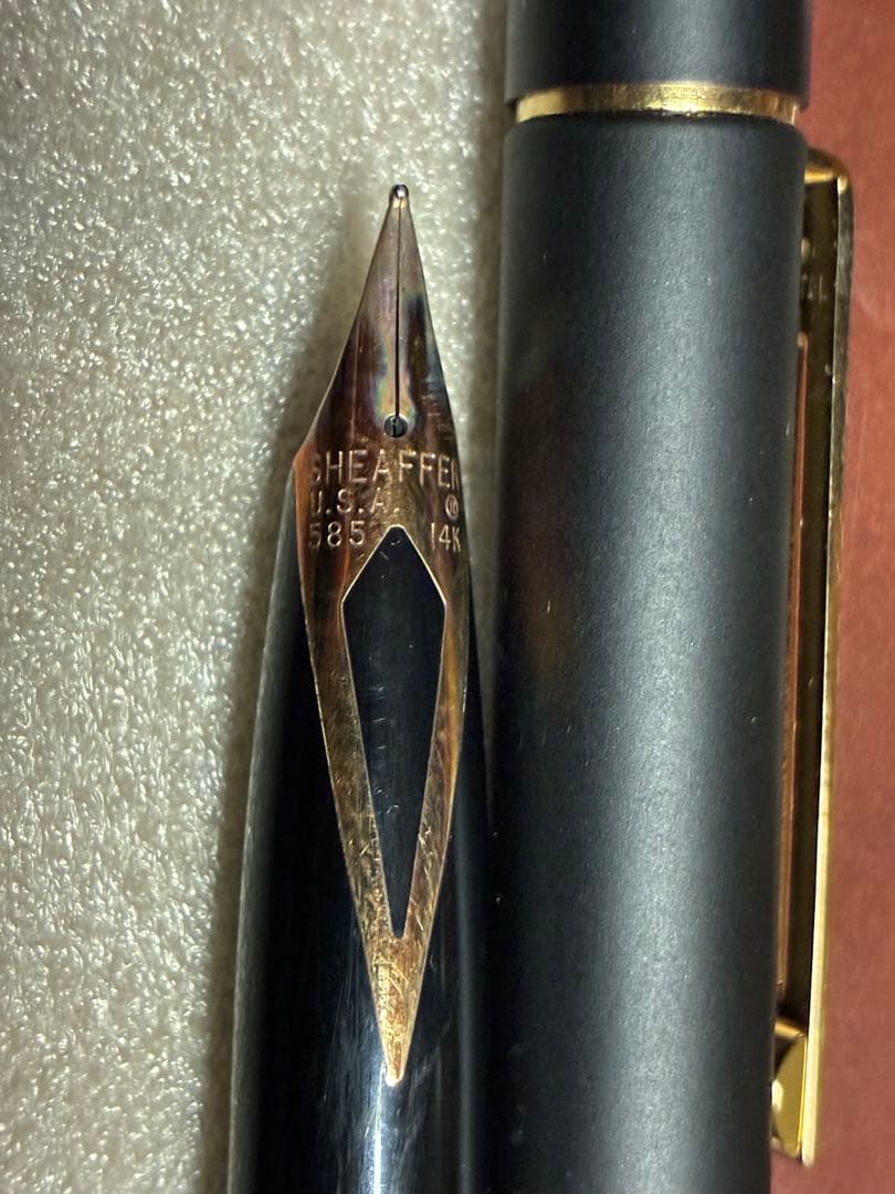 【美品・14金】シェーファー 万年筆 タルガ 585 14K刻印 USA製 箱付