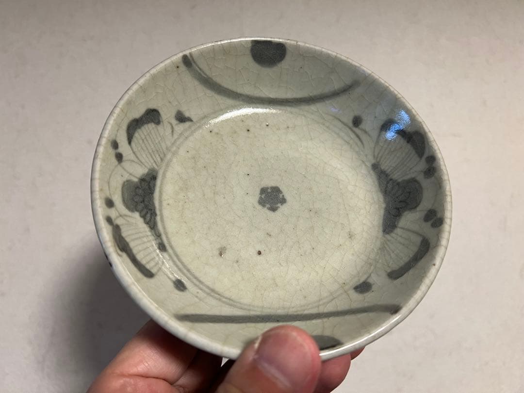 江戸時代 古伊万里 くらわんか 波佐見 染付小皿 酒器 酒盃 豆皿 骨董 古美術