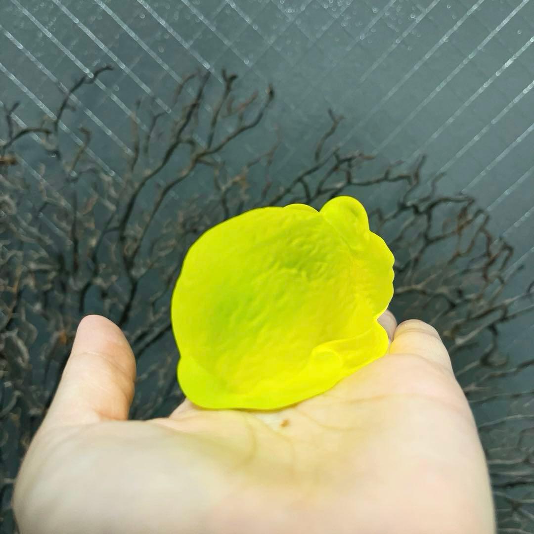 骨董　時代ガラス　磨りガラス　プレスガラス　兎　フィギュリン　文鎮　ウランガラス