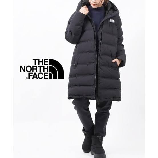 【美品】ノースフェイス マタニティ ダウン コート NDM92100 黒 L