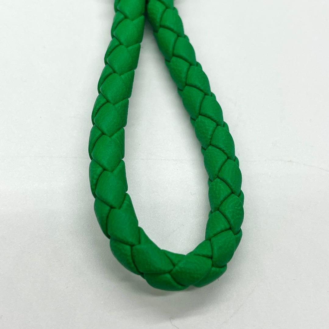 【現行品】BOTTEGA VENETA イントレチャート キーリング パラキート