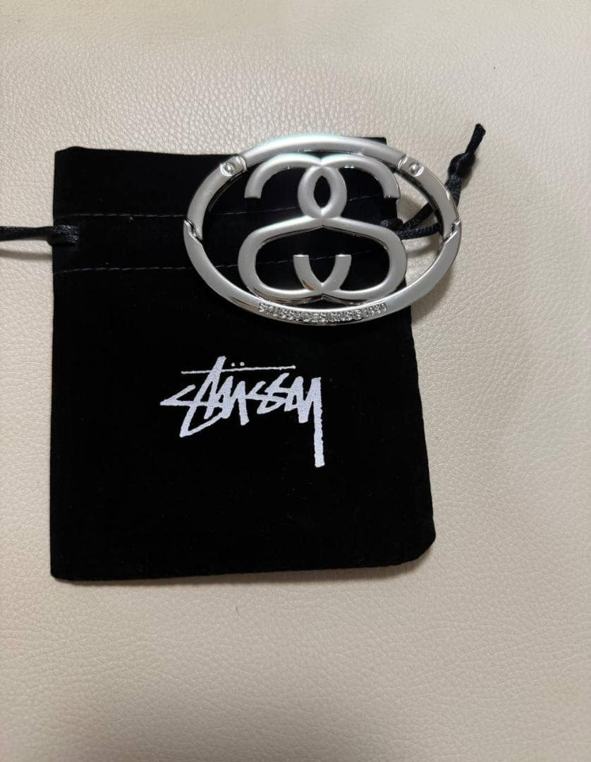 カラビナ シルバー ステューシー Stussy SS LINK 新品未使用