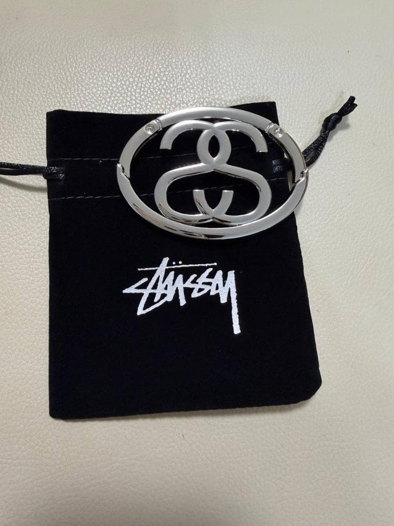 カラビナ シルバー ステューシー Stussy SS LINK 新品未使用