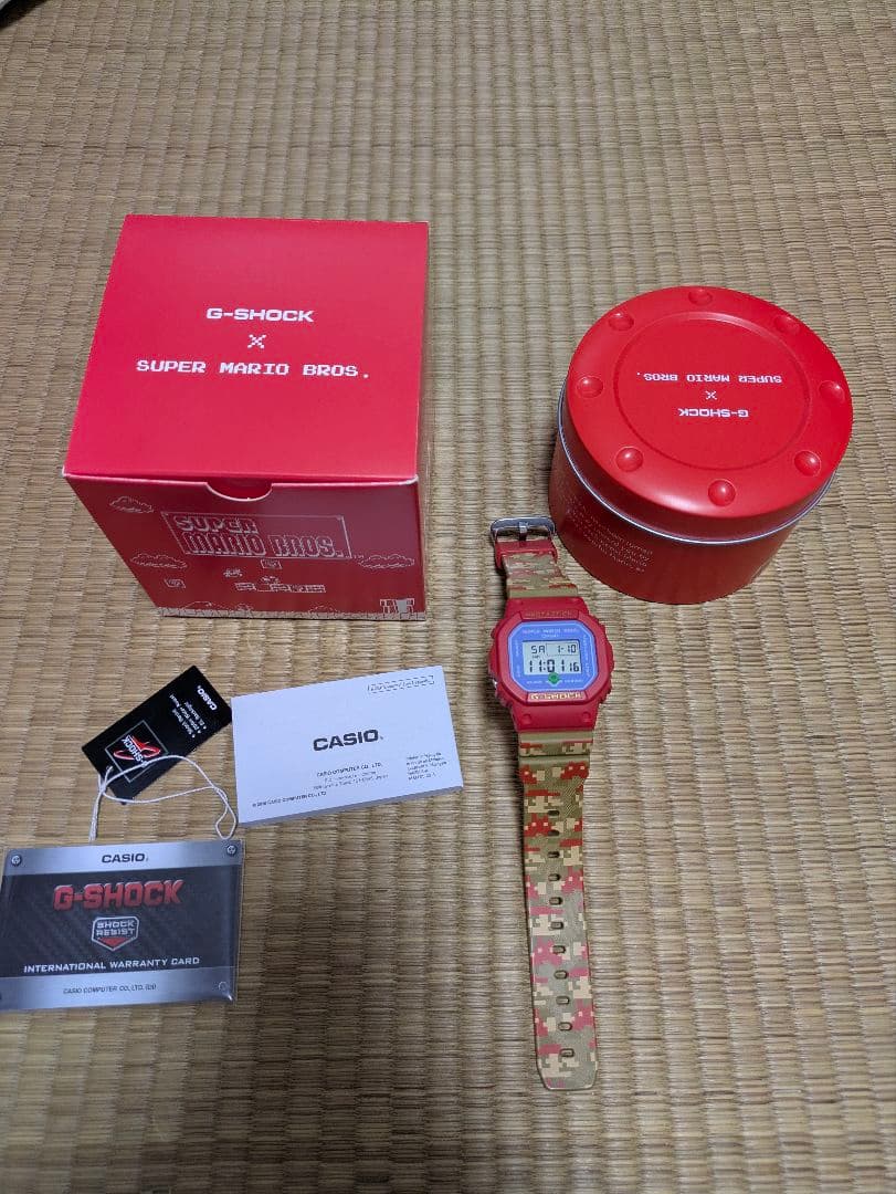G-SHOCK x スーパーマリオ　コラボ　DW-5600 中古