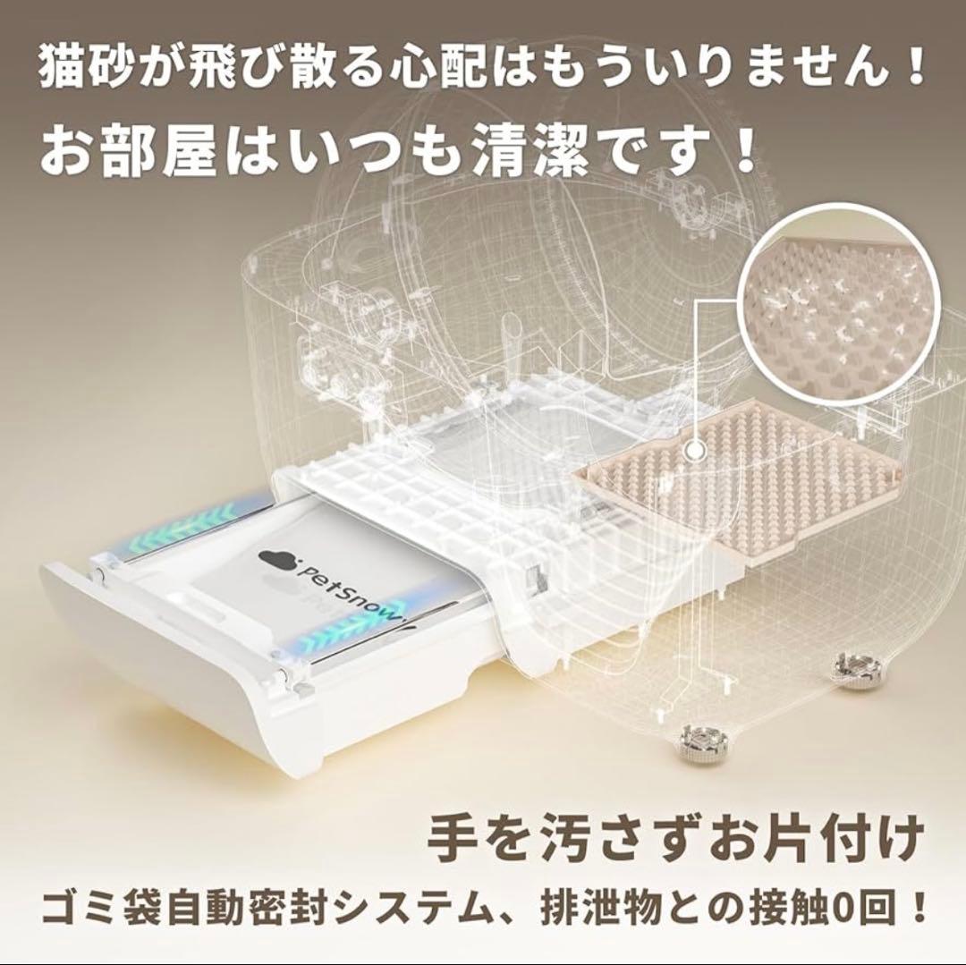 ⭐️未使用⭐️Pet y 全自動スマート猫トイレ