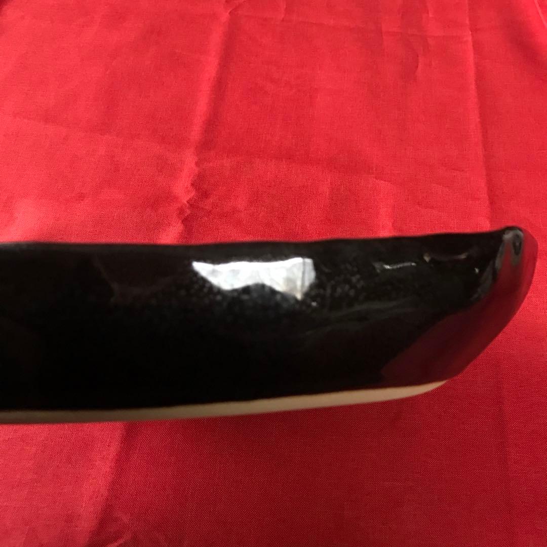 深い青の水色の濃淡が美しい石垣焼大皿　和食器　ガラス釉　楕円皿　陶器　やちむん