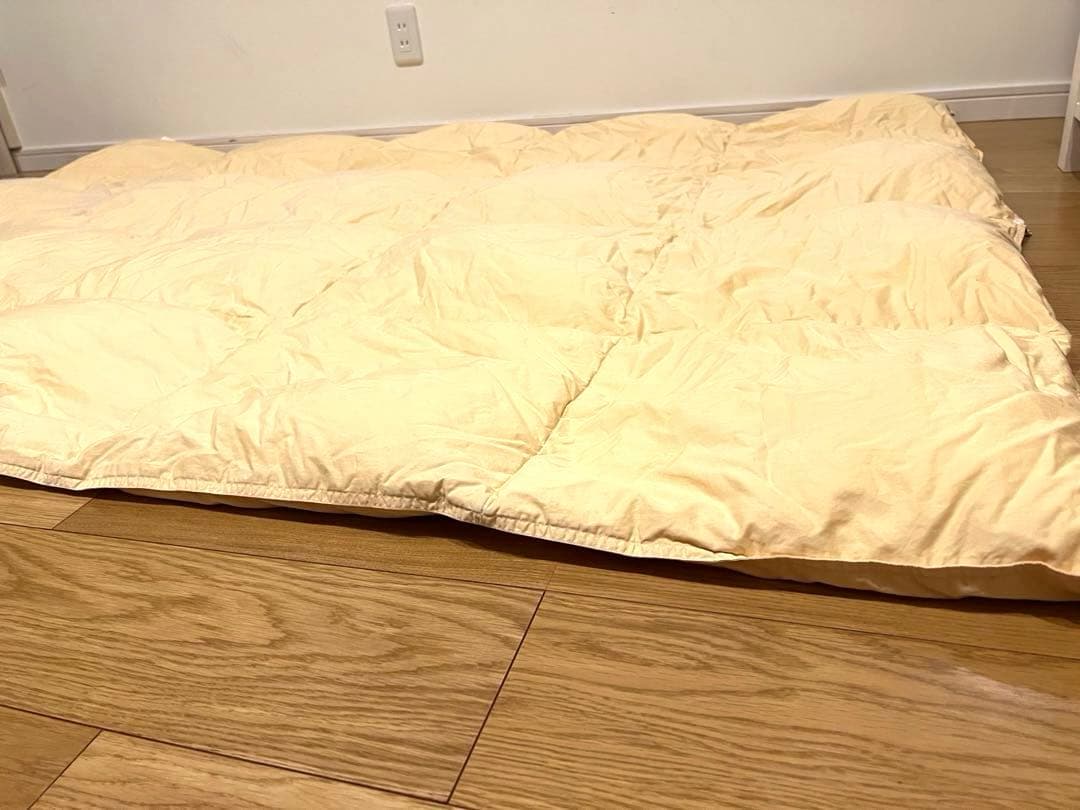 ポーランド産 ダウン90% 2枚合わせ ＋羽毛工房リフォーム品　合計2セット