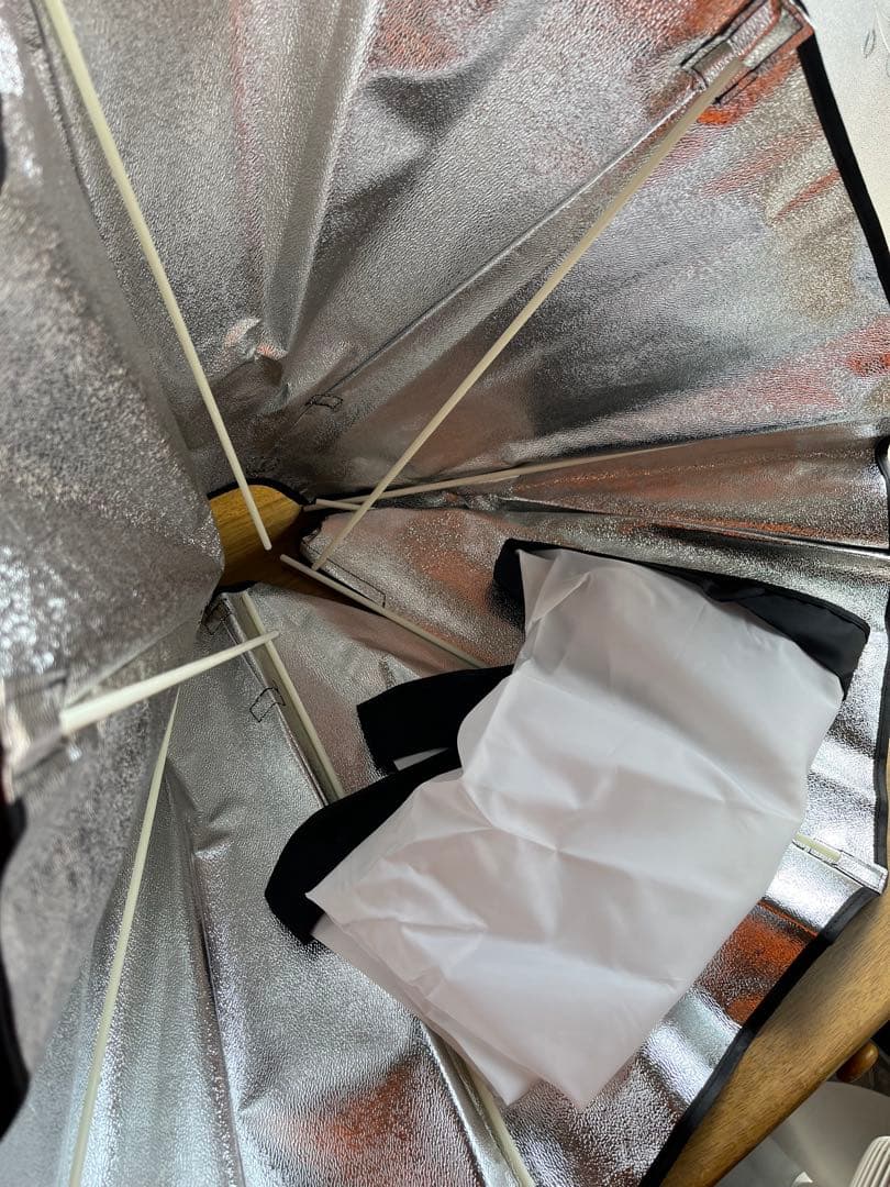 【美品】7灯式ソケット（E26）＆ SoftBox（80cmオクタゴン）