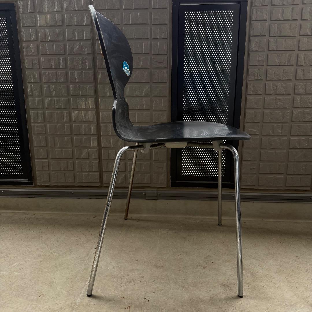 フリッツ・ハンセン　セブンチェア　ブラック　デザインチェア　椅子