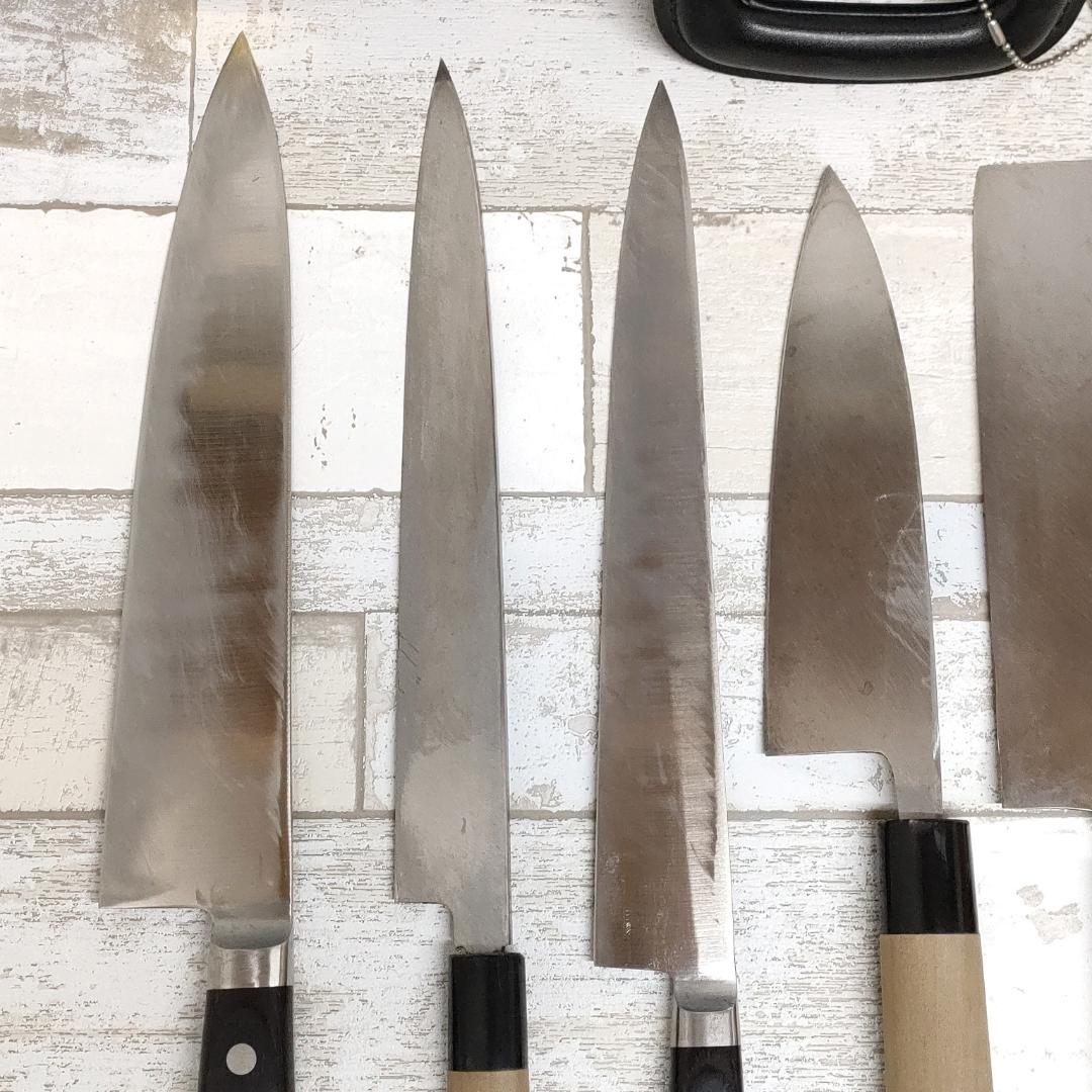 武蔵野調理 misono ミソノ 包丁 セット 牛刀 三徳 出刃 柳刃 ほか