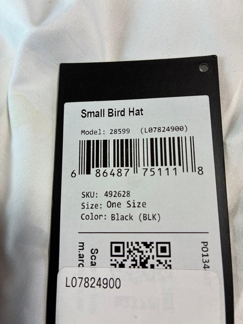 旧ロゴ！アークテリクス　スモールバードハット　small bird hat黒