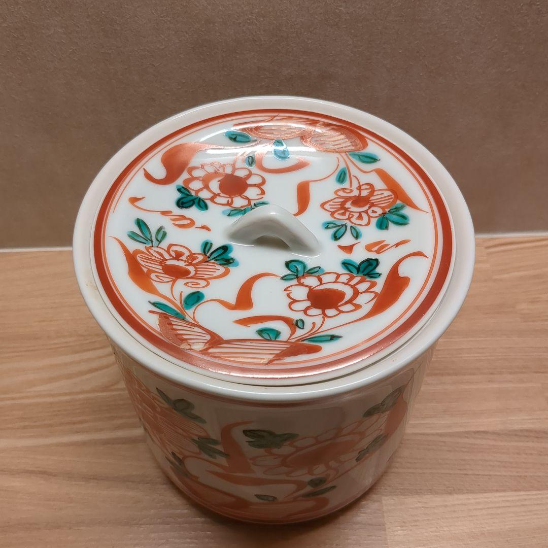 茶道具　赤絵水指　水指