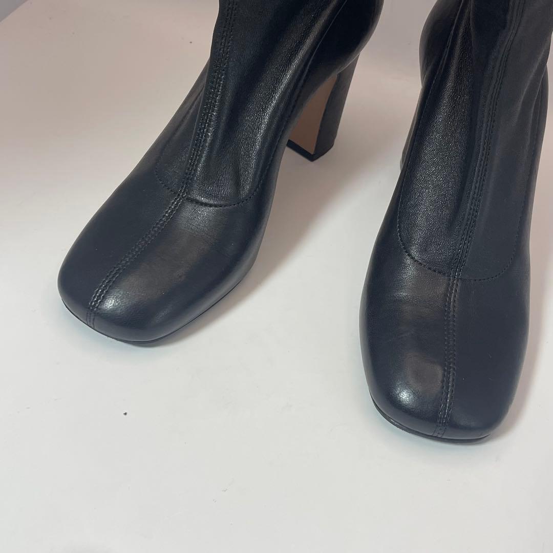 【極美品】PELLICO ペリーコ ストレッチブーツ ブラック 38 レザー