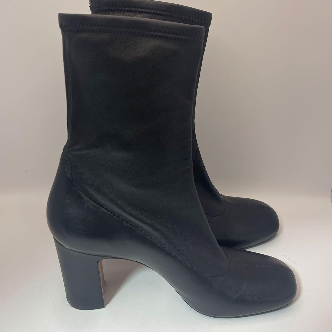 【極美品】PELLICO ペリーコ ストレッチブーツ ブラック 38 レザー