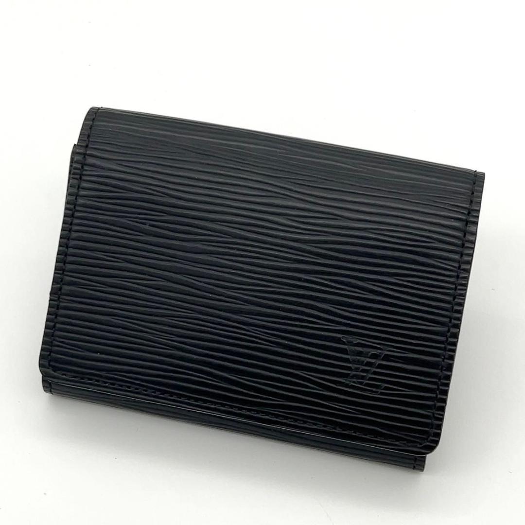 【極美品】ルイヴィトン エピ 名刺入れ カードケース 黒 ブラック 男女兼用