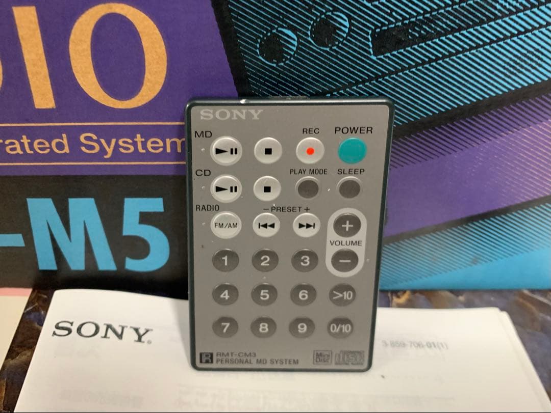 美品SONY ZS-M5長期保管品 メンテ済 動作良好♪名機 高音質CD/MD