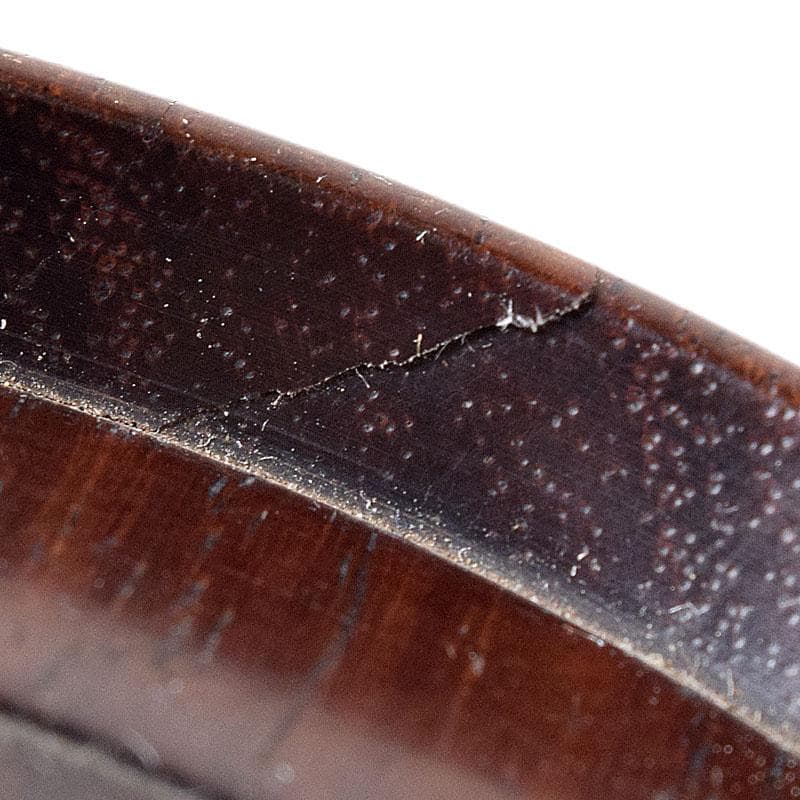 煎茶道具　唐木紫檀製　茶托　5客　V　8258