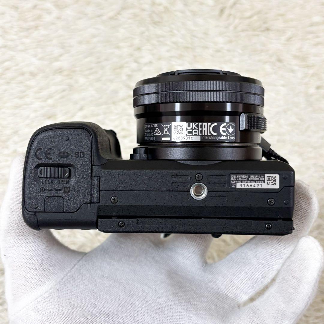 【未使用級】ソニー ILCE-6400 ダブルズームレンズキット α6400
