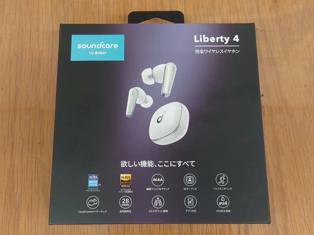 ☆Anker Soundcore Liberty 4 ワイヤレスイヤホン
