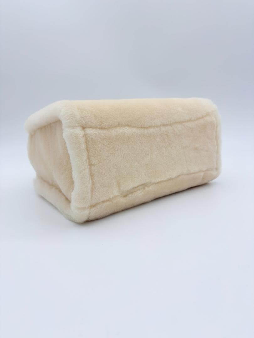 未使用✨箱付 COACH カーゴ 26 トートバッグ ファー ホワイト 2WAY