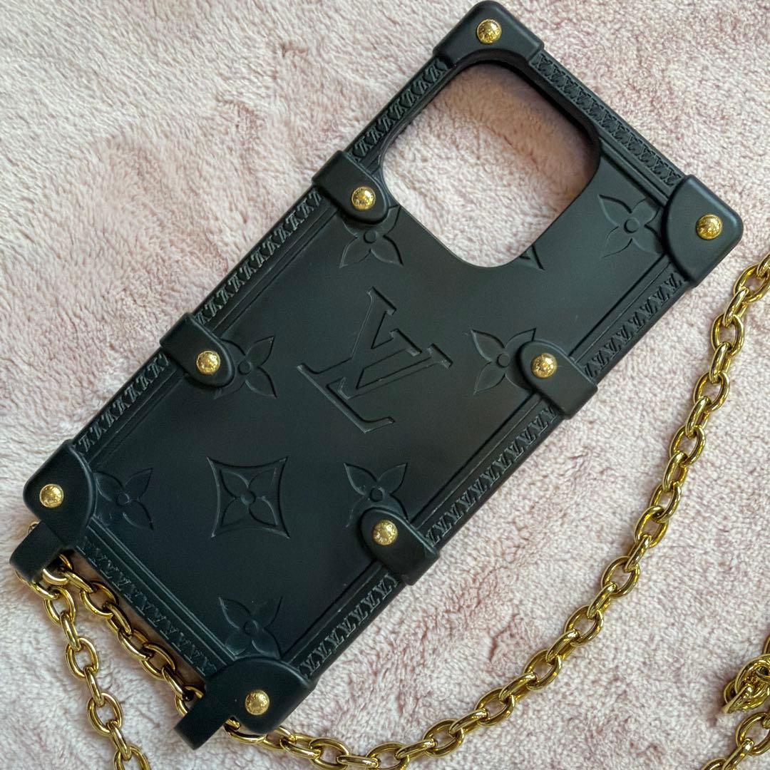 専用です Louis Vuitton iPhone 14Proケース チェーン付