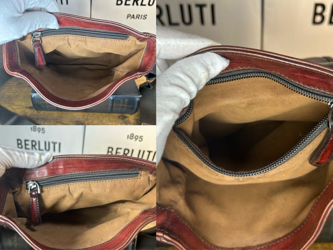 廃盤52万円　Berluti ジュールJ ショルダーバッグ スクリット