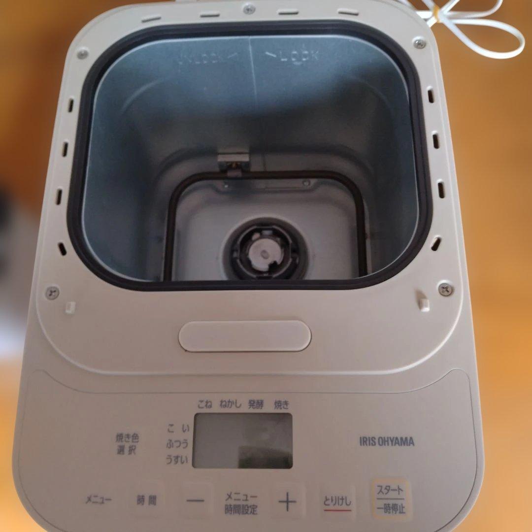 美品 アイリスオーヤマ ホームベーカリーIBM-010-C 1斤