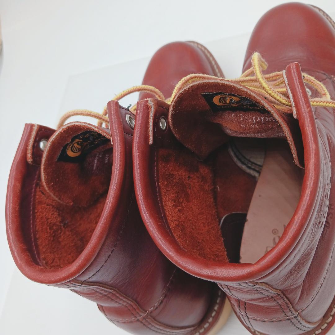 チペワ US7D 6INCH PLAIN TOE BOOTS Vibraｍ