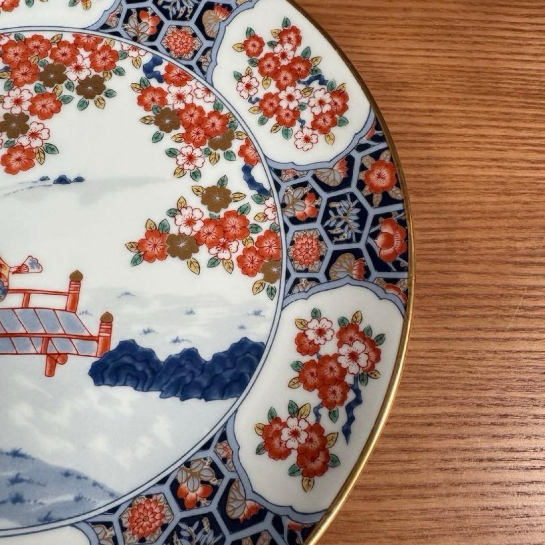 有田焼 香蘭社 フランクリン・ポーセリン 限定版絵皿 花の宴の内 2枚セット☆