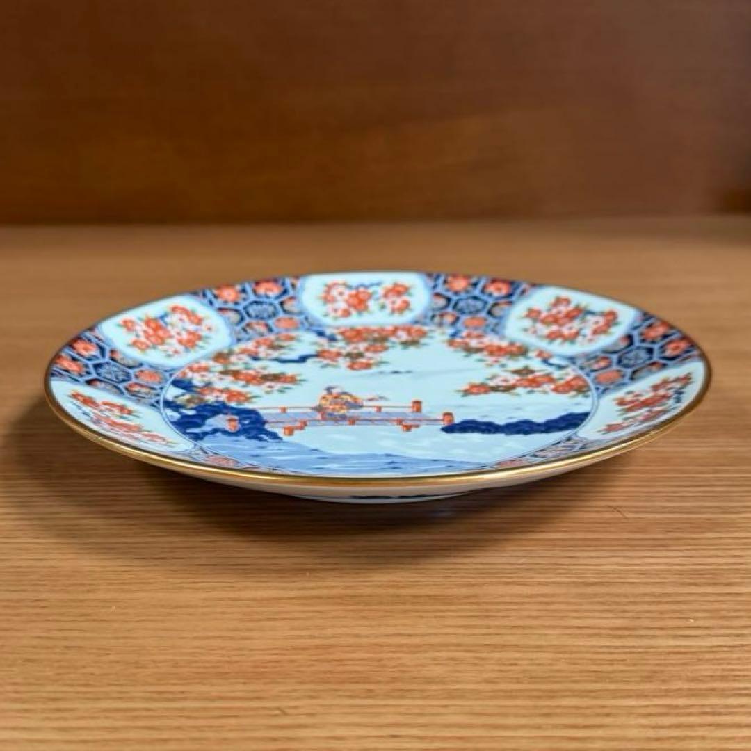 有田焼 香蘭社 フランクリン・ポーセリン 限定版絵皿 花の宴の内 2枚セット☆