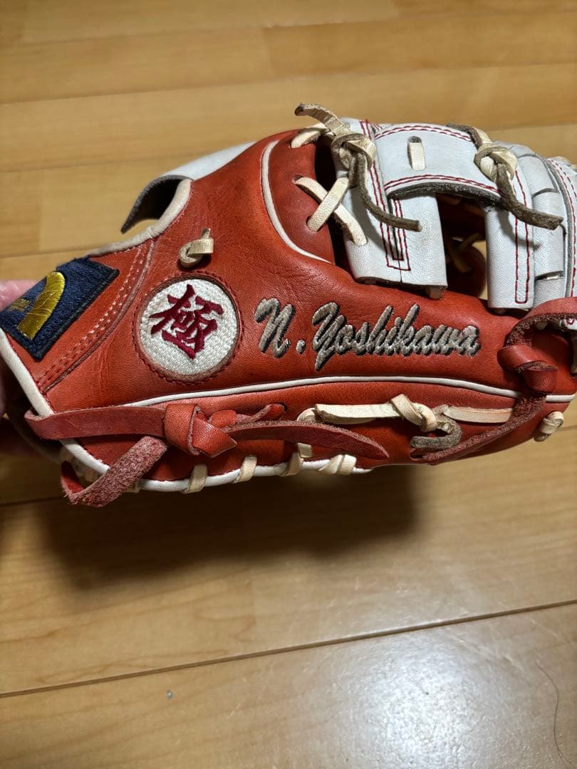 Slugger 軟式グローブ 赤白　オーダー