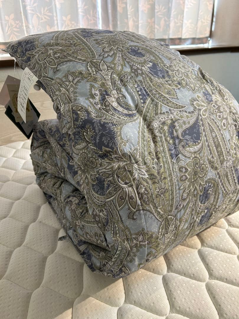 新品ふとん　掛けブルー1 ピンク1枚組　サイクルダウン増量1.3kgシングル