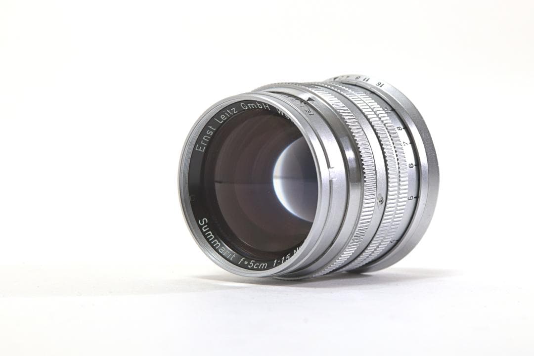 ライカ Leica 単焦点レンズ summarit 5cm f1.5 シルバー