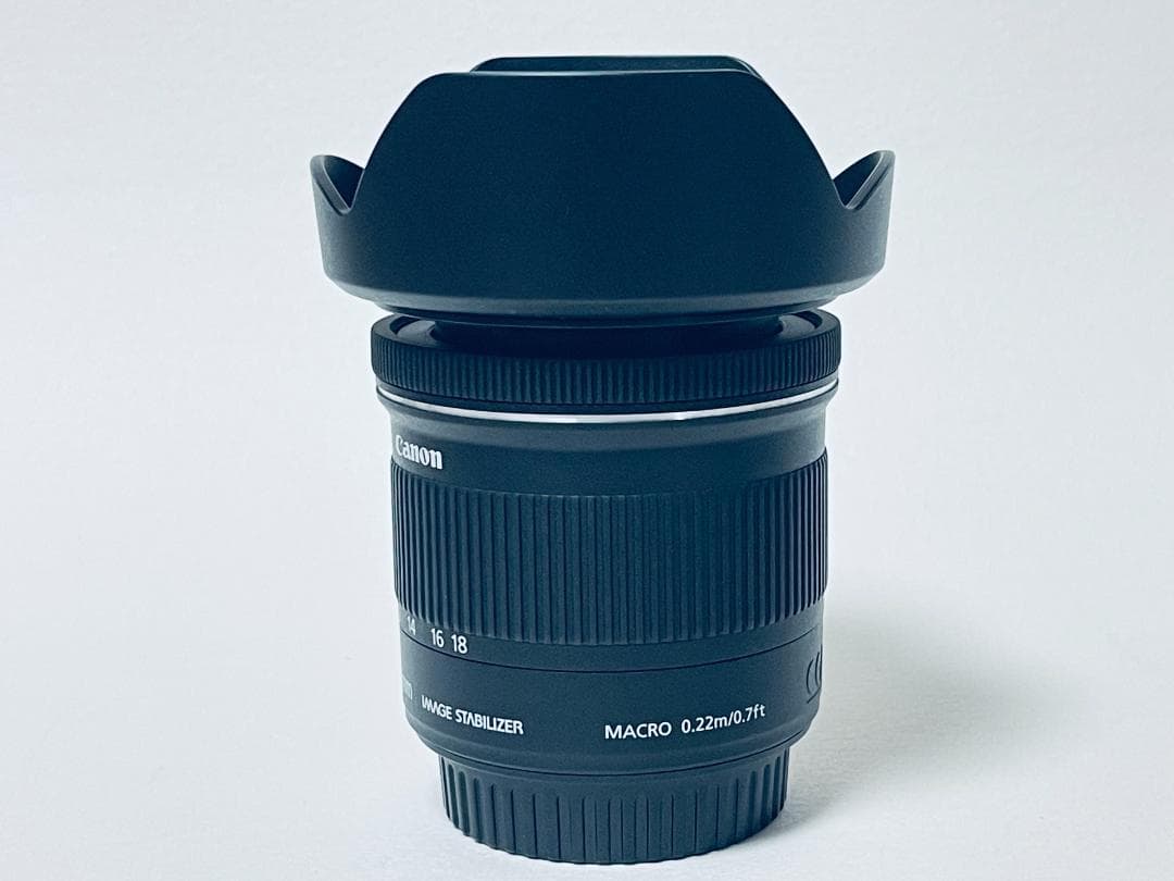 【美品】Canon EF-S 10-18mm F/4.5-5.6 IS STM