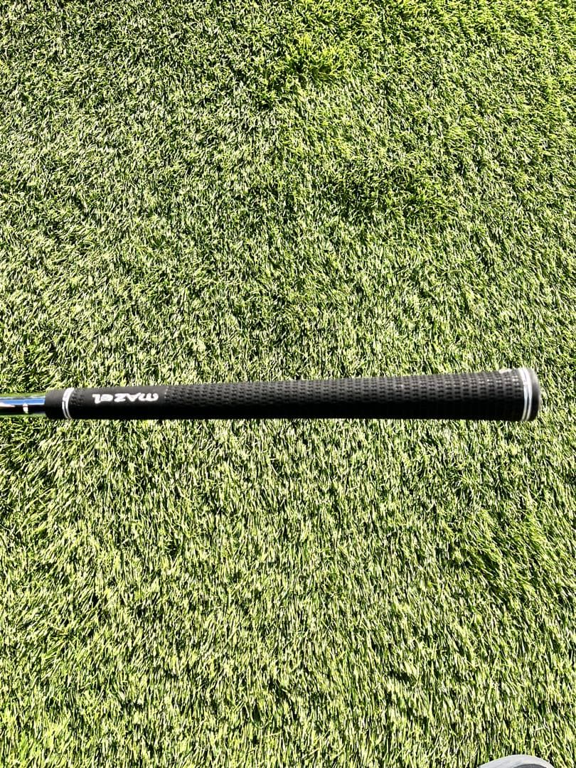 【美品】MAZEL ワンレングスアイアン 9本セット スチール(S) 4〜sw