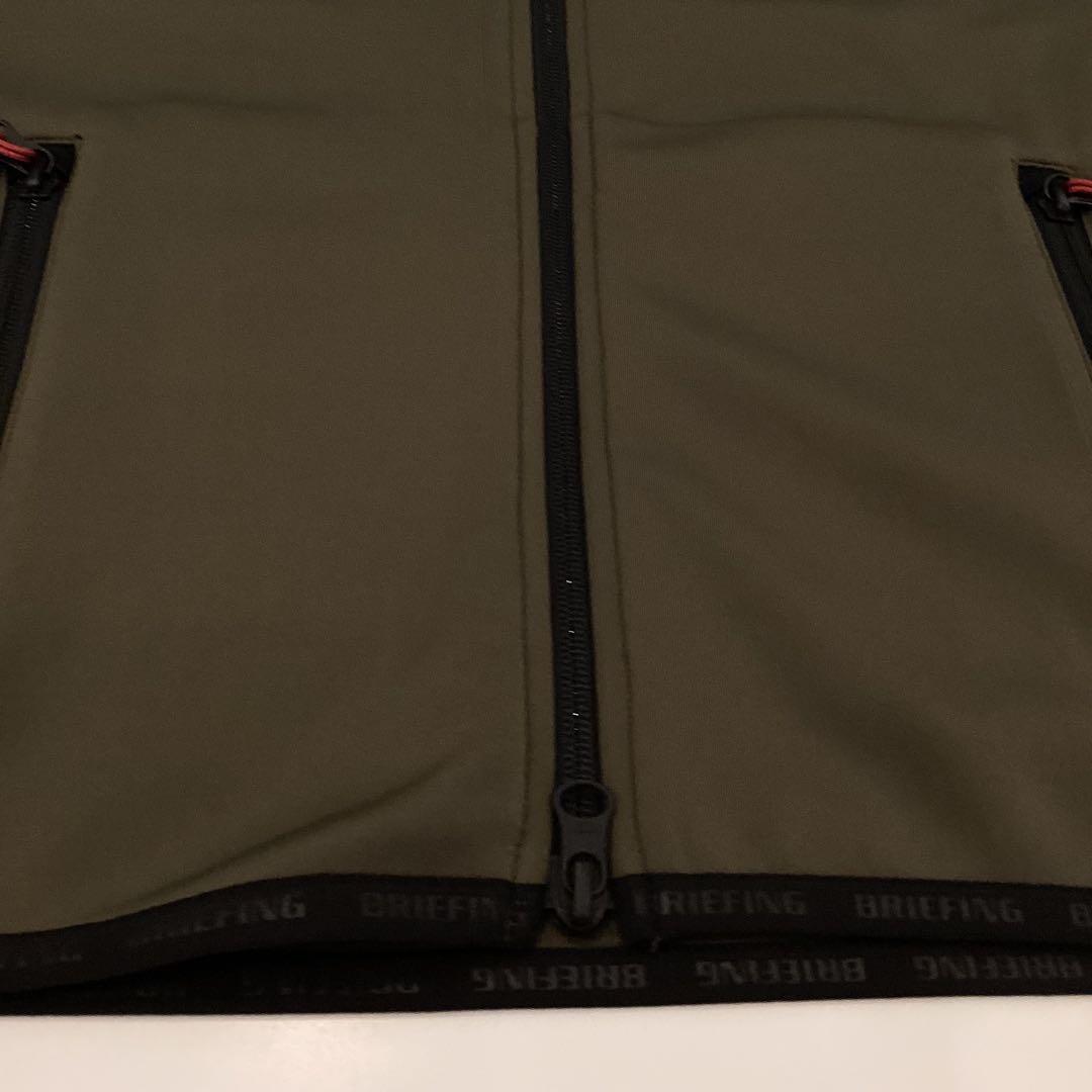 BRIEFING　正規品　MENS 3D LOGO VEST オリーブL