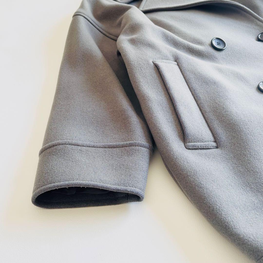 美品 アンクレイヴ uncrave プルーフ メルトン Pコート