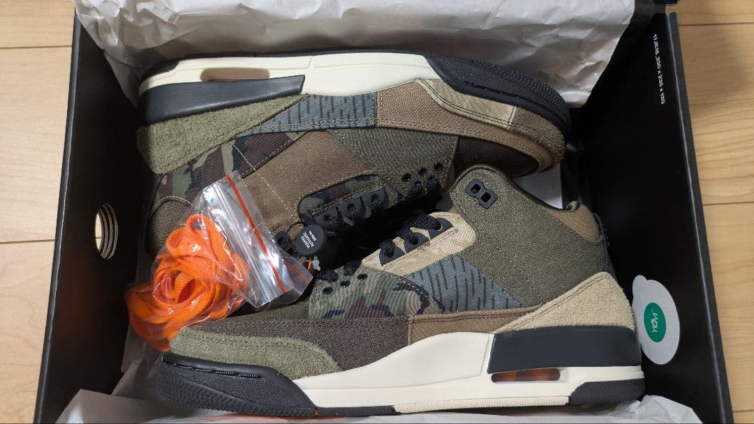 シューズ(男性用) Nike AirJordan3 Retro Patchwork 26.5cm