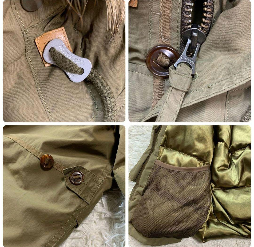 TheDUFFER of St.E 超希少　カーキ アラスカダウン L