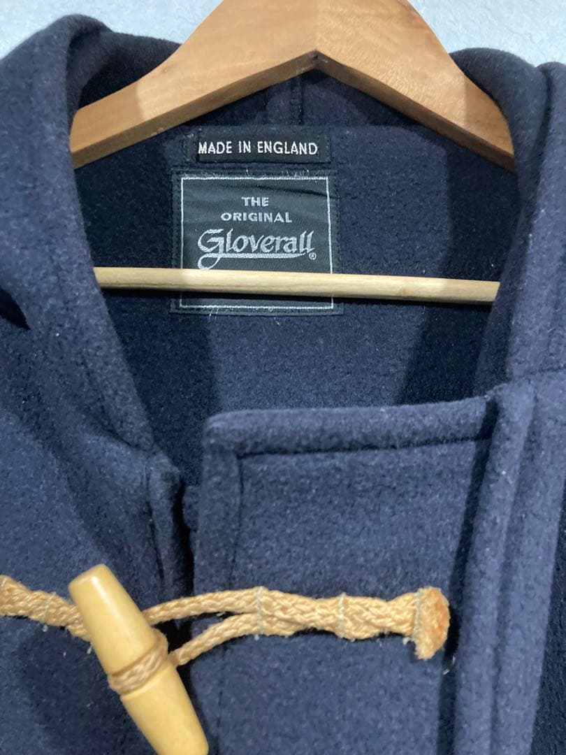 groverall ダッフル モンティ コート 英国製 肉厚 美品 ネイビー 紺