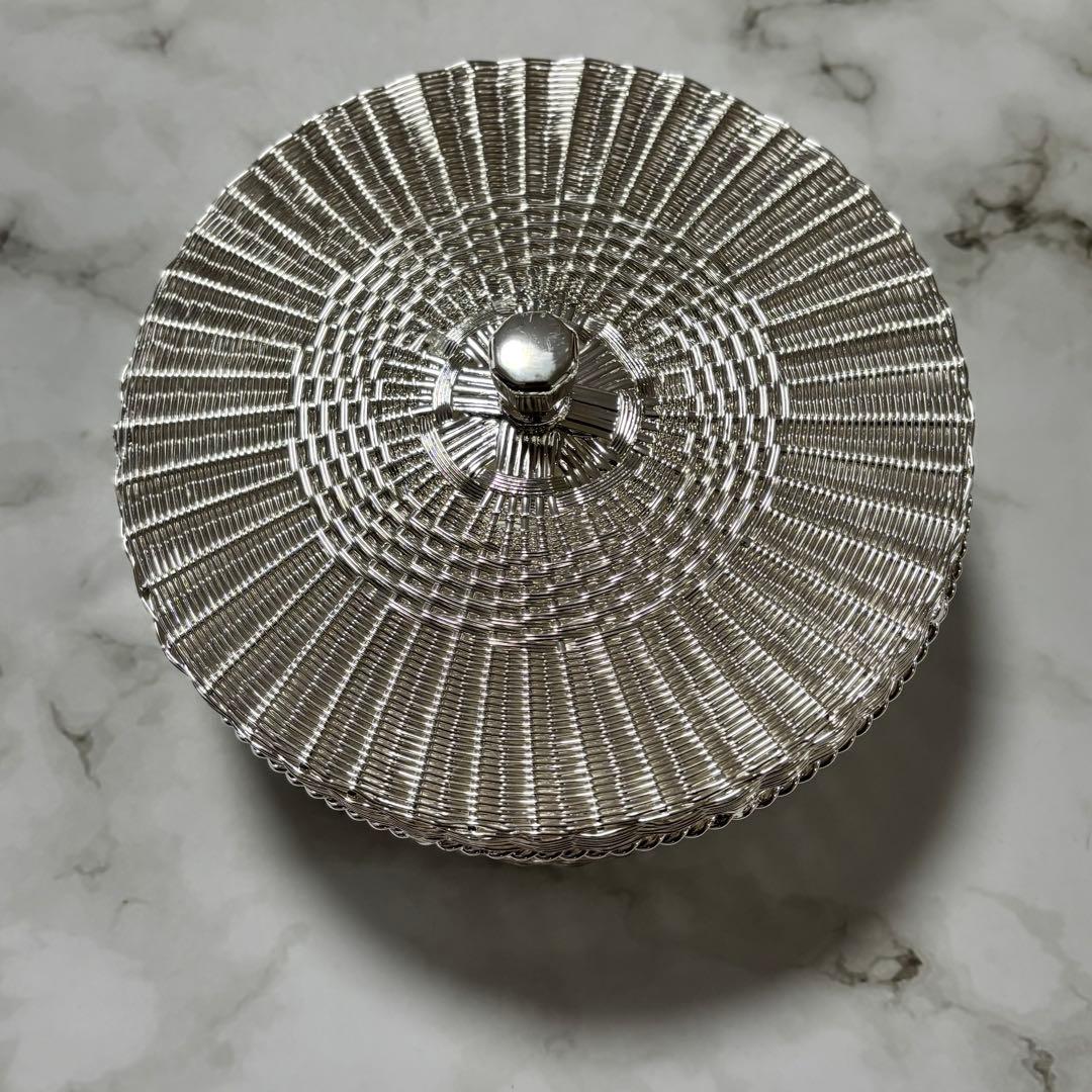 店長超暴走タイムセール 美品 小物入れ WAKO シルバー 銀座和光