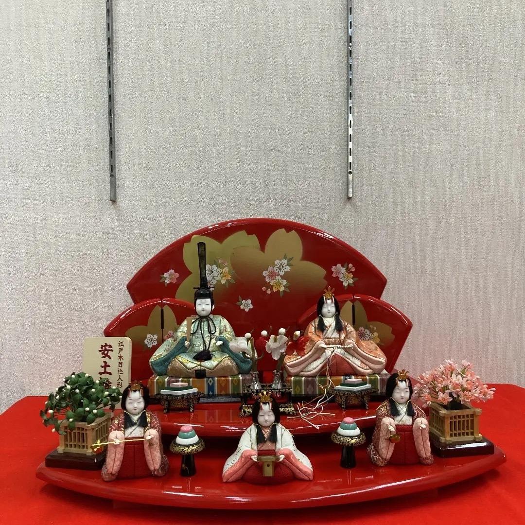 5057ーM2 可愛い木目込み　人形のみ　殿高さ14㎝位　木目込み飾り　雛人形