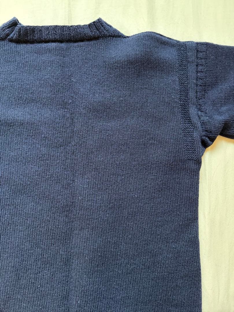 70s イギリス製 LE TRICOTEUR ガンジーニットセーター