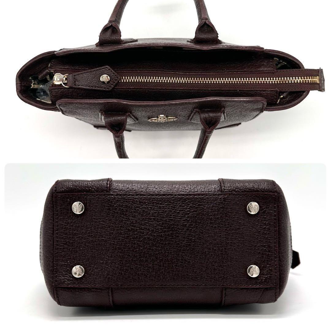 ヴィヴィアンウエストウッド　EXECUTIVE ハンドバック オーブ ブラウン