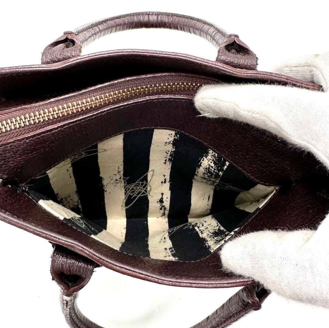 ヴィヴィアンウエストウッド　EXECUTIVE ハンドバック オーブ ブラウン