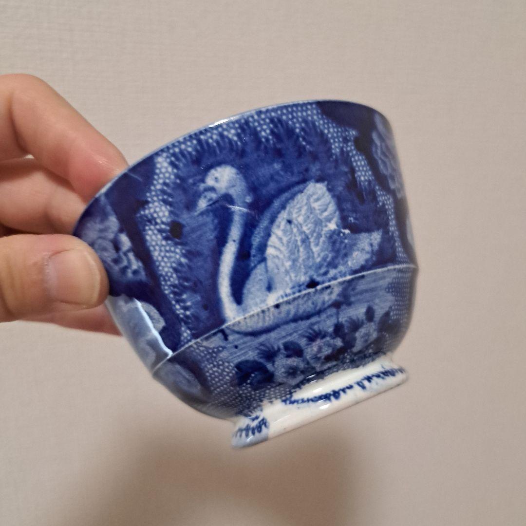 アンティーク　スタッブス ヒストリカル フロー トランスファー　カップ＆ボウル