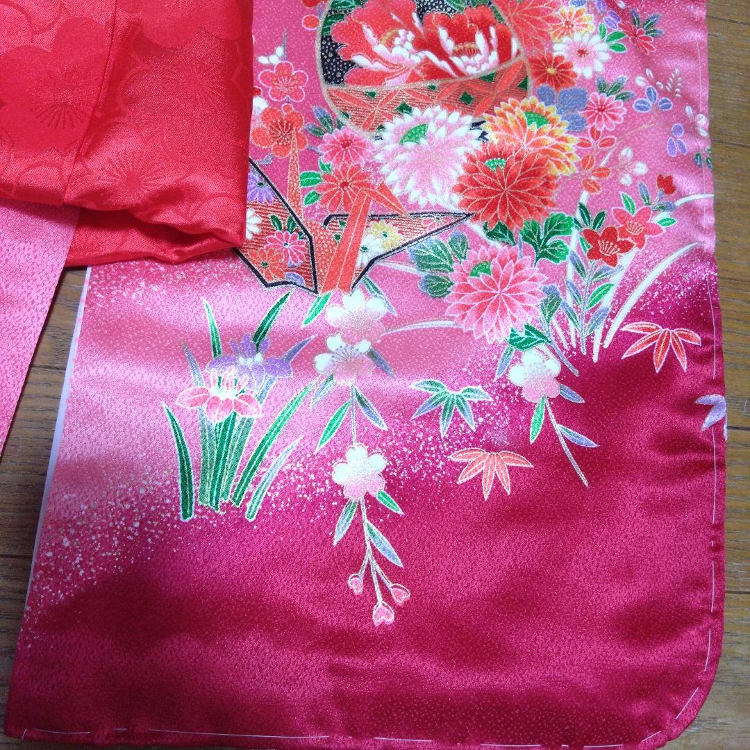 美品★美しいグラデーションの被布と着物と小物★七五三