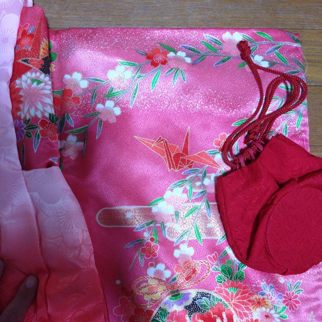 美品★美しいグラデーションの被布と着物と小物★七五三