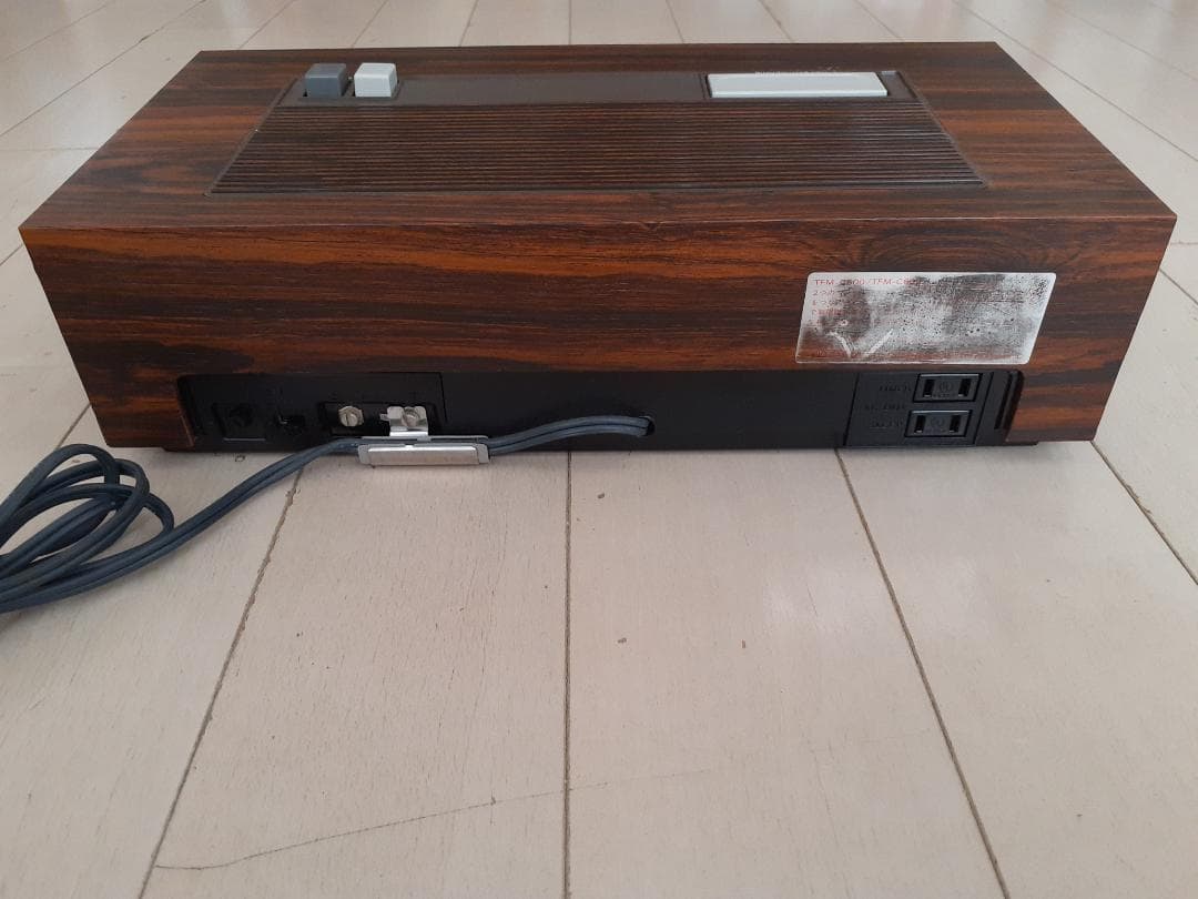 TFM－C600　元箱　取説　パタパタ時計　ラジオ　SONY　ソニー