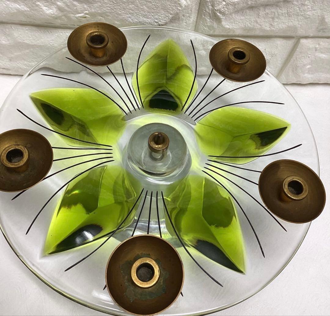 希少　ラリック LALIQUE ビンテージ キャンドルスタンド 燭台 フランス